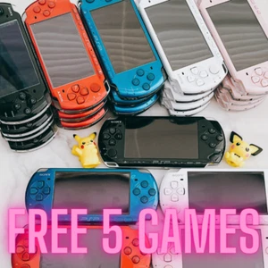 Sony PSP-3000 Console w/Charger + New Battery + Random 5 Games [Ship From US] - Picture 1 of 52