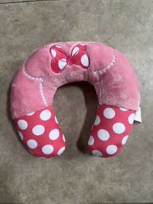 Disney Bebé Niño Minnie Mouse Cuello Rollo Viaje Almohada Soporte para Cabeza Foto 1 de 4