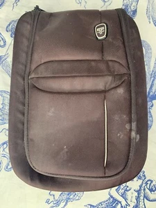 Tumi T-Tech Brown Toiletry Bag Cosmetic Bag Zipper Closure 5690SPC (F3) - Picture 1 of 13