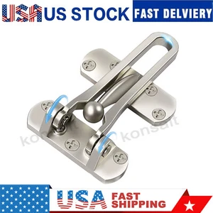 Door Lock Latch for Home Security Swing Bar Door Guard for Front and inside Door - Picture 1 of 13