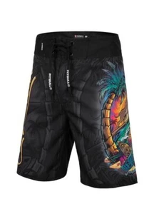 Herren Badeshorts Shorts Kurze Hose Pit Bull West Coast Pitbull Surf Dog