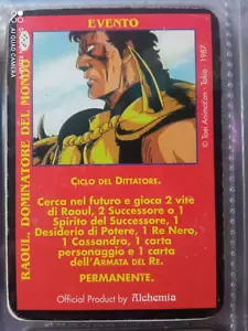 Gioco di carte Ken il guerriero Alchemia 1995 Serie Blu - Foto 1 di 120