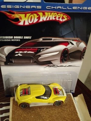 Hot Wheels Designer's Challenge Mitsubishi Double Shotz amarillo Foto 1 de 2