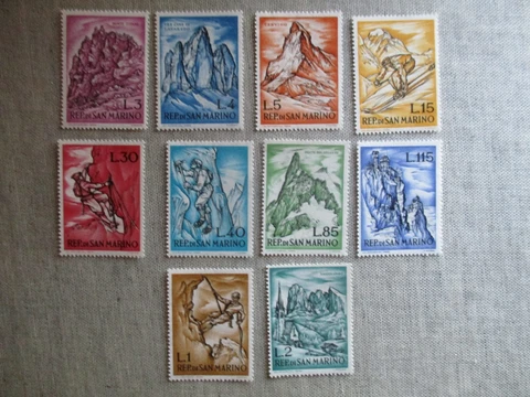 San Marino, Scott#519-528, MNH Cover