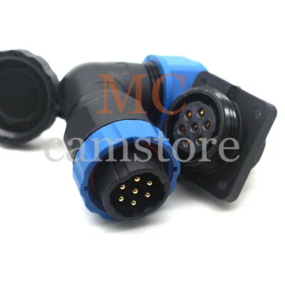 SD20 10A 7pin Waterproof Circular Connector Plug Socket,Aviation Cable Connector - Image 1 of 4