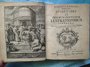 APOTHEOSIS HOMERI, 1683 + lustrations chez les anciens, 1700, planches. - Picture 1 of 12