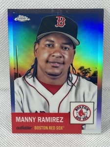 2022 Topps Chrome Platinum Anniversary 238 Manny Ramirez Refractor Red Sox - Picture 1 of 2