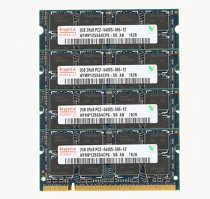 4x Hynix 2GB 2RX8 DDR2 800MHz PC2-6400S 200PIN SODIMM Laptop RAM Memory 200Pin - Picture 1 of 12