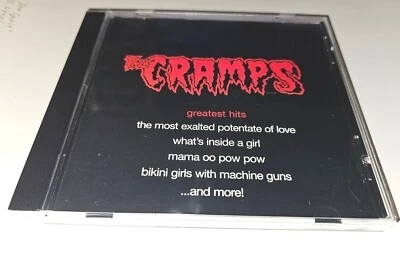 THE CRAMPS GREATEST HITS CD WITH CHICAGO CONCERT STUB RARE - Image 1 of 4