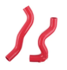 Red For Fiat Uno Turbo 1400 Silicone Radiator Coolant Hoses Kit - Picture 1 of 3