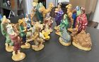 Ceramic Nativity Figures 21 Pieces Colorful Glaze Similar To Atlantic Mold