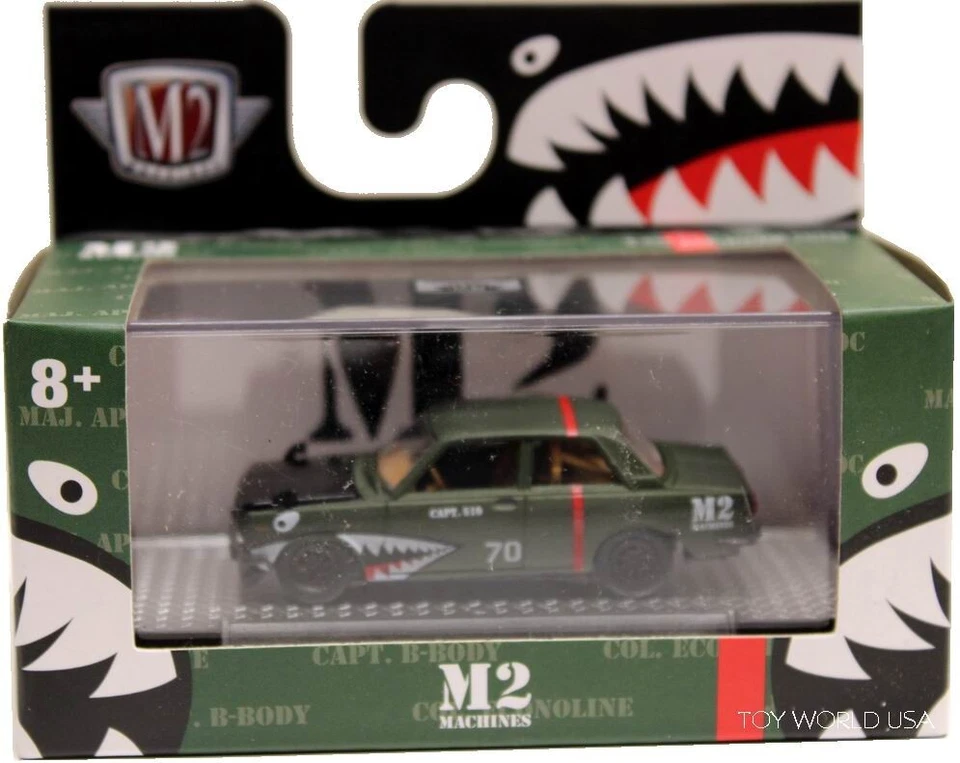 M2 Machines SHARK MOUTH 1970 Datsun 510 S46 22-42 - Image 1 of 1