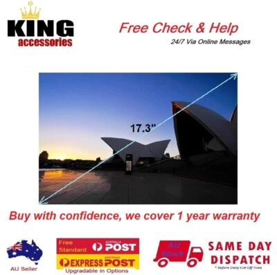 Brand New 17.3" HD+ Laptop Screen Compatible for LG LP173WD1 TPA1 TPE1 TPE2 - Image 1 of 2