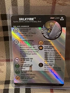 Heroclix Valkyrie #L065 Legacy Card - From War of the Realms Set - NEW! - Picture 1 of 4