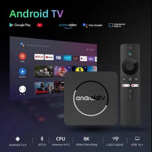 Q1 ATV Android 13 8K HDR Smart TV Box H313 2GB16GB Dual Wifi BT5.0 Set Top Box - Picture 1 of 14