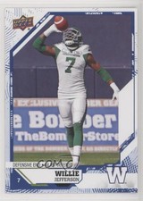 2019 Upper Deck CFL Blue Willie Jefferson #140