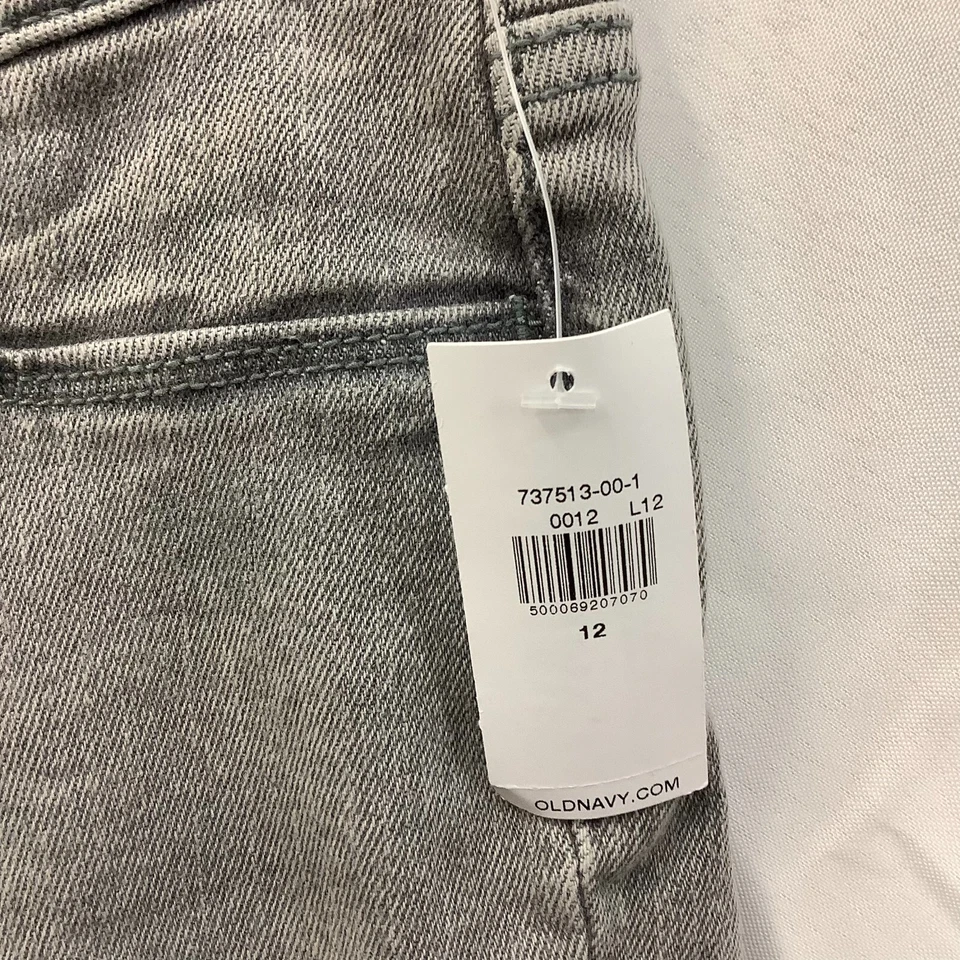 Old Navy Girls Jeans Gray 360 Degree Stretch Flat Front Ballerina Jegging Sz 12 - Image 1 of 4
