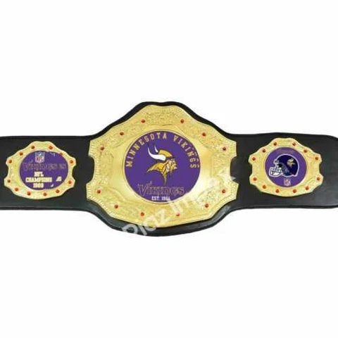 Minnesota Vikings Championship Belt Adult Size Cover