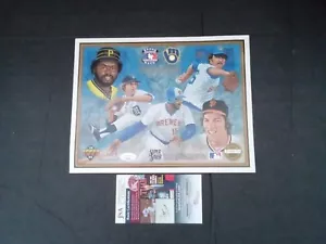 Bill "Mad Dog" Madlock Pittsburgh Pirates Signed 8x10 Color Print JSA -1 # - Picture 1 of 4