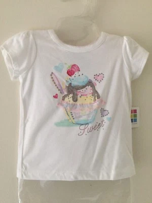 Healthtex Sweet Sundae White Graphic T-Shirt Size 18 Months - Image 1 of 4