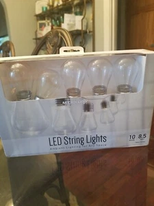 New Merkury Innovations LED Bulb String Lights. BRAND NEW in Box 8.5 Feet - Picture 1 of 8