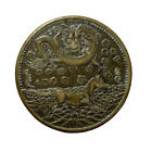 1) Alte chinesische Bargelddollar-China Bronze Kupfermünze C-30 - D: 36 mm T: 2,1