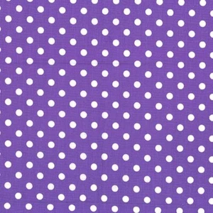 Polka Dot Fabric BTY, Michael Miller, Dumb Dot, Violet, CX2490-VIOL-D, Cotton - Picture 1 of 2