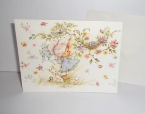 Vintage Mary Hamilton Hallmark Greeting Blank Note Card & Envelope - Picture 1 of 4