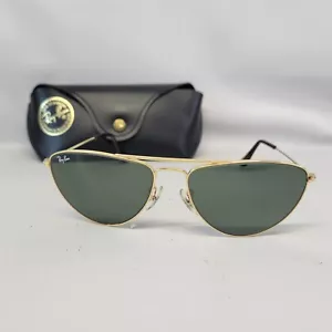 Bausch & Lomb Ray Ban W1081 UXAS Teetasse Gold Pilotenbrille mit Etui 59 16 - Bild 1 von 12