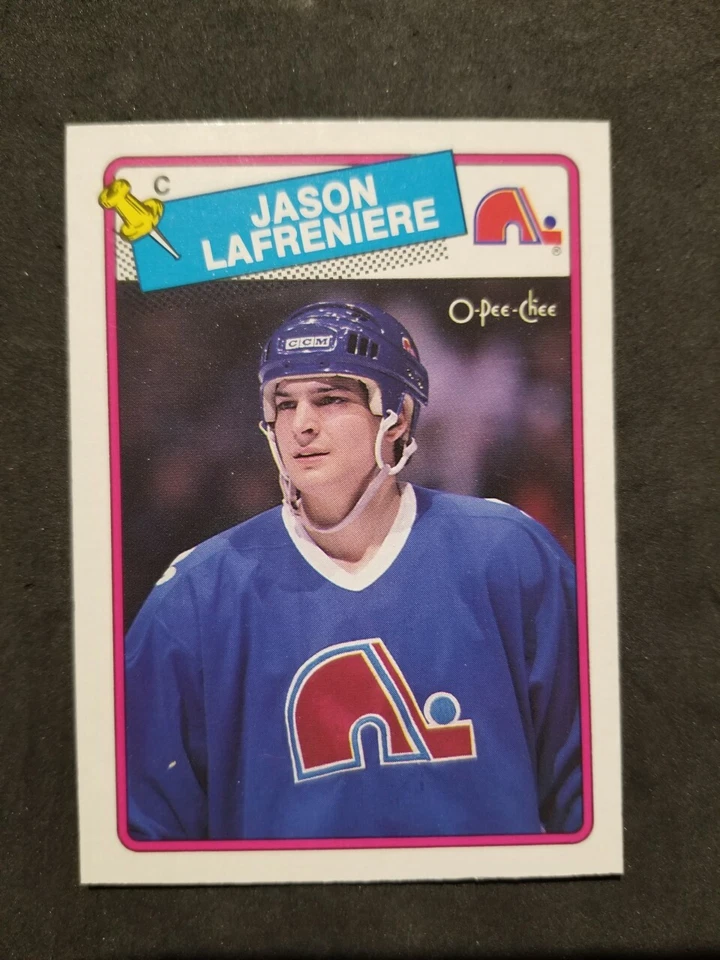1988-89 O-Pee-Chee JASON LAFRENIERE  card # 223 - Image 1 of 1