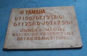 Yamaha DT100 125 125E 175 76 77 Benutzerhandbuch - Bild 1 von 4