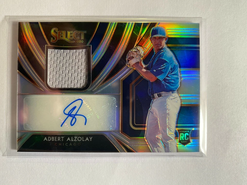 2020 Select Rookie Jersey Auto Holo #RJA-AD Adbert Alzolay /99 - Chicago Cubs  - Image 1 of 1