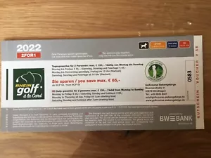 greenfee gutschein - Bild 1 von 1