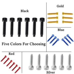 6Pcs T27 Fairing Windshield Bolts Screw 5-Colors For Harley Softail Low Rider ST - Picture 1 of 12