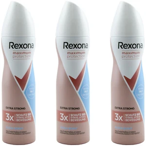 Rexona Deo Spray CLEAN SCENT 3 x 150ml - ohne Alkohol - EXTRA STARK woman - Bild 1 von 2
