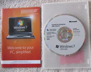 Microsoft Windows 7 Ultimate, versión completa 64 bits, clave de producto - Imagen 1 de 5