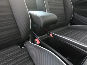 FIAT 500E ELETTRICA BRACCIOLO ecopelle nero REGOLABILE MONTAGGIO INVISIBILE - Imagen 1 de 4