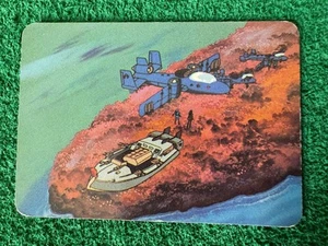 Tarjeta coleccionable Hasbro GI Joe 1986 #186 Hot Feet - Imagen 1 de 2