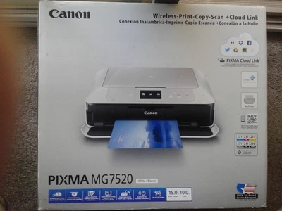 Canon Pixma MG7520 Inkjet Wireless Print Copy Scan Printer- NEW/UNSEALED - Image 1 of 4