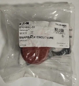 NEW Eaton Cooper Crouse-Hinds E1016SC-31 Cam-Lok Snapback Enclosure Cover Brown - Picture 1 of 4