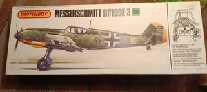 1983 MATCHBOX 1/32s WW II German Messerschmitt Bf.109 E-3 Model Kit NEW Open Box - Picture 1 of 16