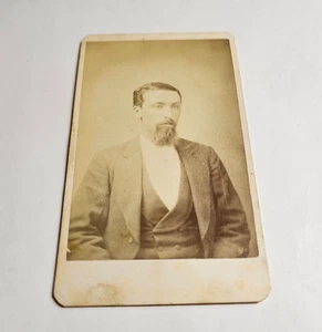 c.1880 STILLWATER MINNESOTA JUNGER MANN CDV CARTE DE VISITE KABINETTKARTE FOTO MN - Bild 1 von 7