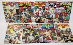 Secret Wars II #1-9 set completo seconda serie 1985 Marvel Comics 1,2,3,4,5,6,7,8,9 - Foto 1 di 8