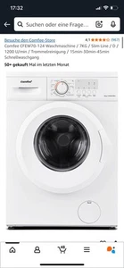 Washmachine 7kg Comfee Fast NEU - Bild 1 von 9