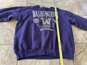 VTG Logo 7 University of Washington UW Huskies Logo Sweatshirt Size XL - Picture 1 of 9