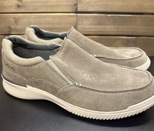 Clarks Men's Bradley Step Slip-On Casual Shoes Sand Suede Size 13 - Picture 1 of 5
