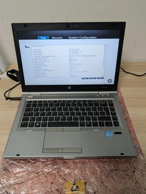 HP EliteBook 8470p - i5-3380M - 4GB Ram - No Storage - BIOS Locked, Can Ext Boot - Image 1 of 4