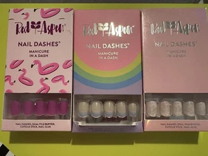 Lote 3 guiones de uñas de manicura Red Aspen nuevos; modo Vacay, Ava’s y madre nacarada - Imagen 1 de 3