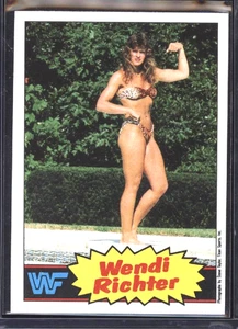 1985 Topps WWF Wendi Richter #8 - Foto 1 di 2