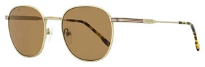 Lacoste Oval Color Stripe Sunglasses L251S 710 Matte Gold 52mm - Picture 1 of 3